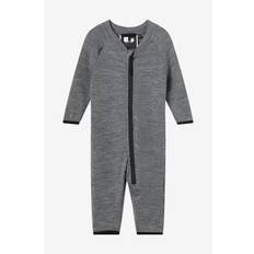 Lindberg - Babyoverall Rocco Wool Baby Overall - Grå