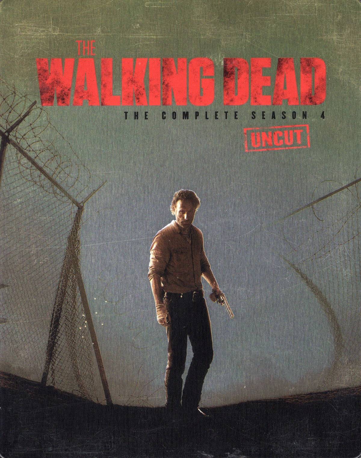 Walking Dead - Säsong 4 (Limited Edition Steelbook) (Slipback saknas) (Blu-ray) (Begagnad)