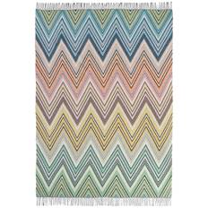 Missoni Home Plume Plaid 130x190 Cm /flerfarvet - Plaider & Tæpper Uld Grøn - 1D3PL990061