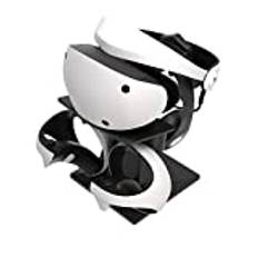 Digicharge VR-headsetstativ för PSVR 2 PS VR2 Sony Playstation VR2/Meta Quest 2/Quest 1/Rift S/Valve Index/HP Reverb G2/PICO 4 VR-displaymonteringsstation för headset och pekkontroller