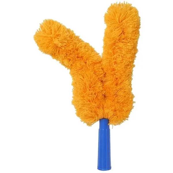 Dammvippa, V-mop, 40cm, orange, bomull/plast, 2-grenad