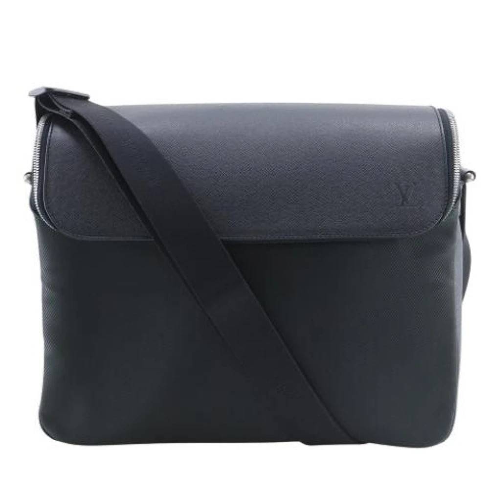 Louis Vuitton Vintage Pre-owned Vintage Skuldertaske - Vintage - Herre - Sort - ONE SIZE - Uld