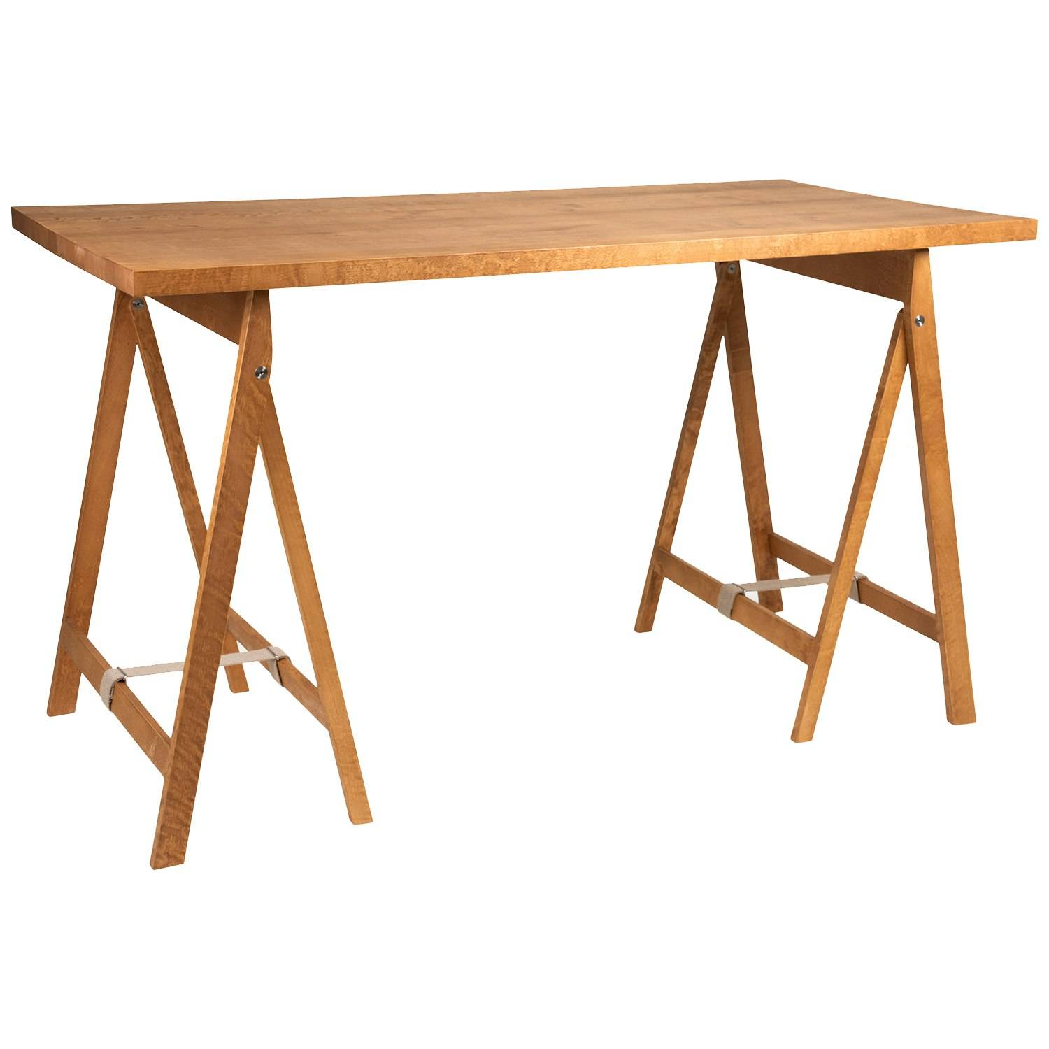 Frama Folding Flat Bockbord Warm Brown - Sidobord & Avlastningsbord Björk Varmbrun - 6610