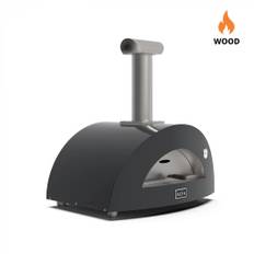Alfa Forni - Moderno 2 Pizze Grå - Vedeldad pizzaugn