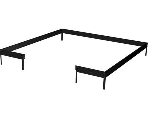 Halls Fundament till Växthus - Tillval - Cube Square - 6.3 m2 / Svart