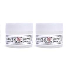 TATTOO HUSTLE BUTTER DELUXE ORIGINAL 2er Pack – 2x 30ml vegane Tattoopflegecreme, natürliche Inhaltsstoffe wie Mango-, Papaya- und Sheabutter fördern die Heilung, reduziert Rötungen und Schwellungen