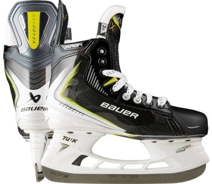 S25 Vapor Velocity JR hockeyskridskor, Svart, Barn, 3 D