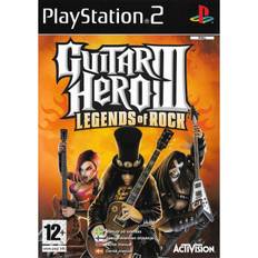 Guitar Hero III Legends of Rock Playstation 2 PS2 Bundle Copy Nordic (Begagnad)