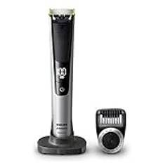 Philips Norelco – OneBlade Pro Wet/Dry Trimmer – svart/grön
