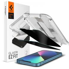 Spigen GLAS.TR EZ FIT Privacy 2-Pack - Härdat glas med sekretessfilter för iPhone 14 / iPhone 13 Pro / iPhone 13 2 st
