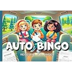 Auto Bingo - Reisespiel für Kinder ab 5: Lustige Beschäftigung während der Autofahrt inkl. Bonus für den Strand