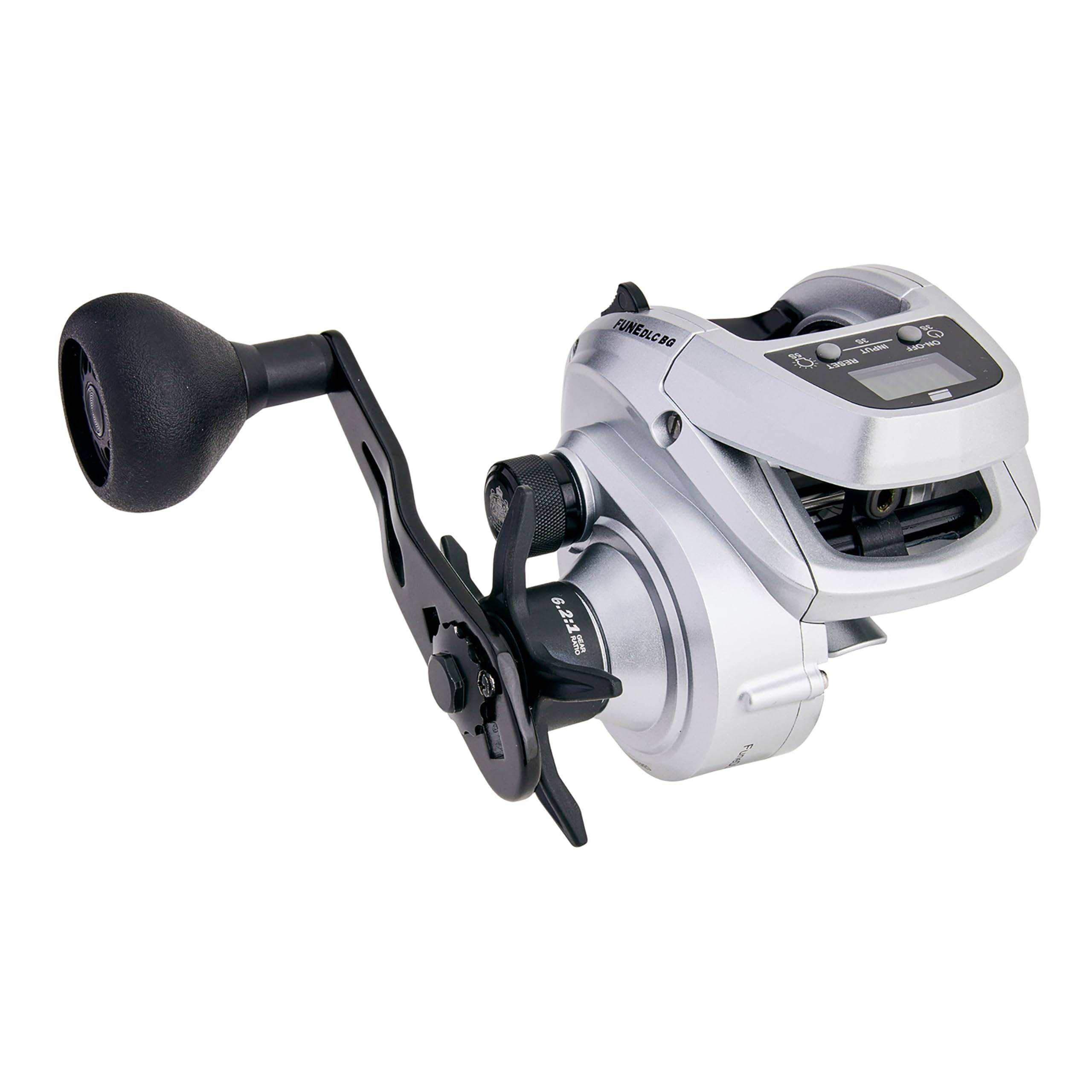 Abu Garcia Fune DLC BG Offshore Fishing Pond Jigging Deep Tailba Hairtail Swim Drop Counter H-L silver