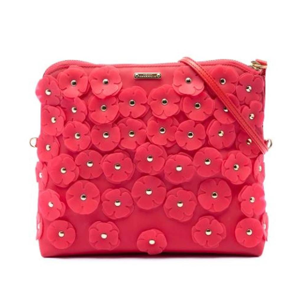 Burberry Vintage Pre-owned Plast skuldertasker - Vintage - Dame - Rød - ONE SIZE - Uld