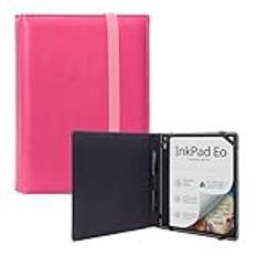 Fodral till EBOOK Pocketbook InkPad Eo - ereader - kompatibelt e-fodral (rosa)