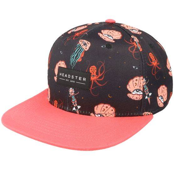 Headster - Svart snapback Keps - Kids Deep Sea Black Snapback @ Hatstore