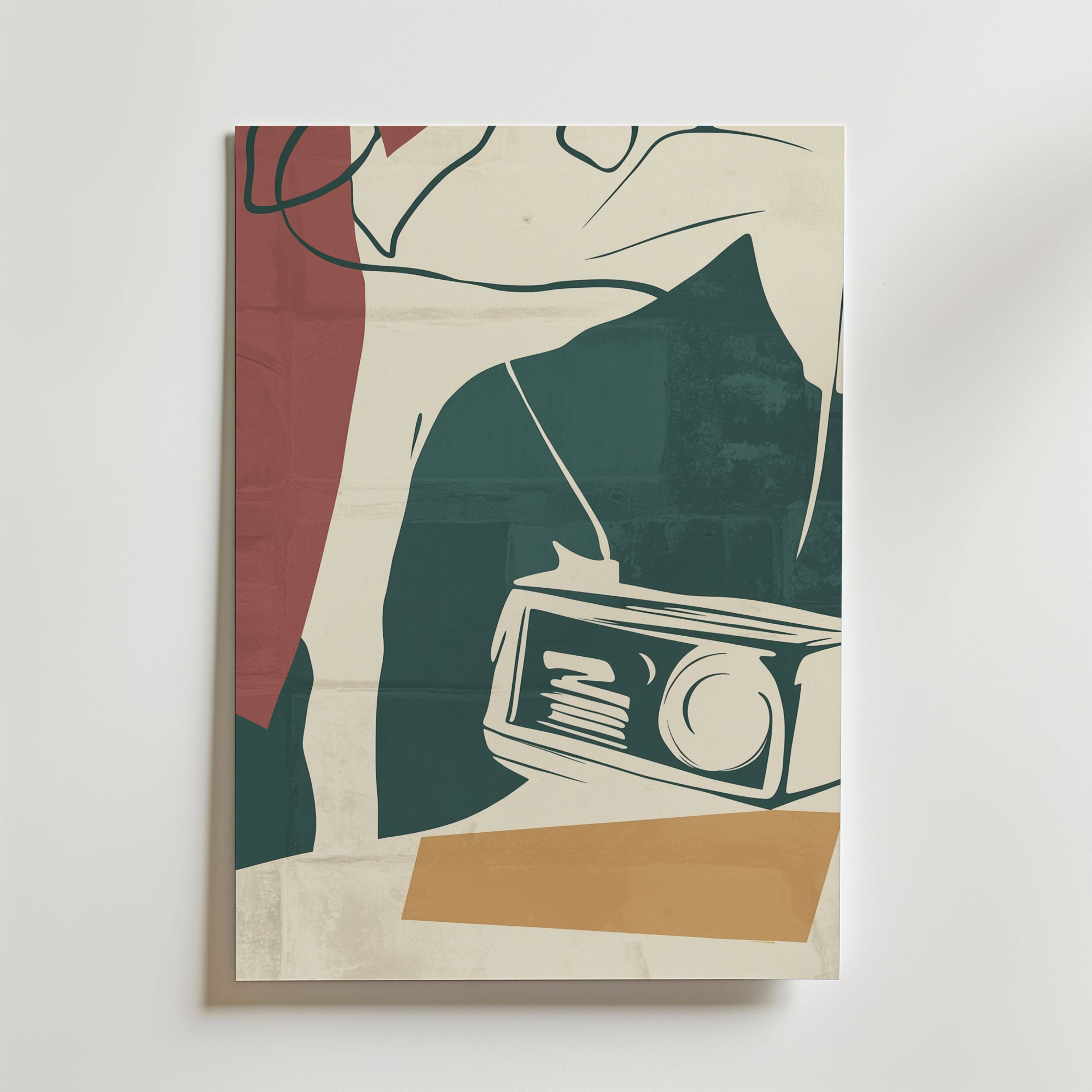 AM/FM Dreams Poster - Fine Art Poster 30x40 cm