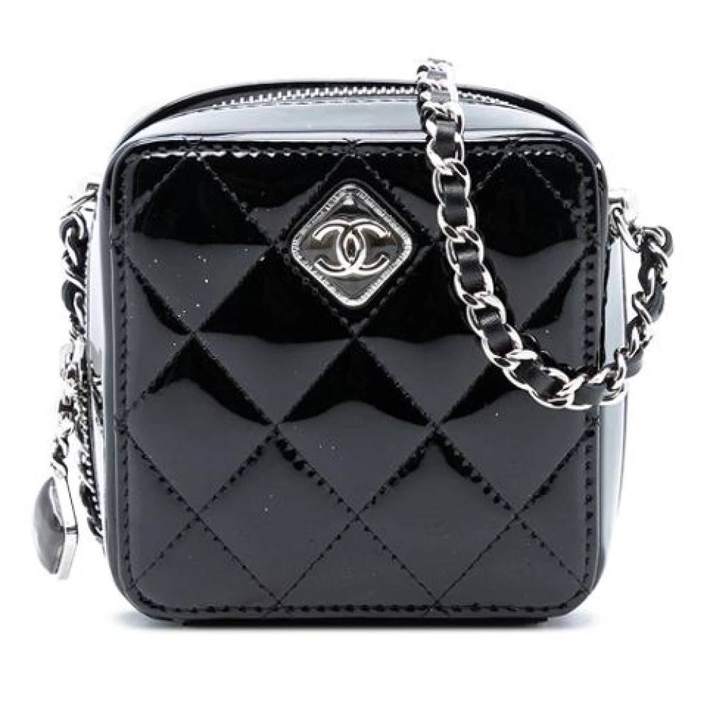 Chanel Vintage Pre-owned Læder Crossbody Taske - Vintage - Dame - Sort - ONE SIZE - Læder