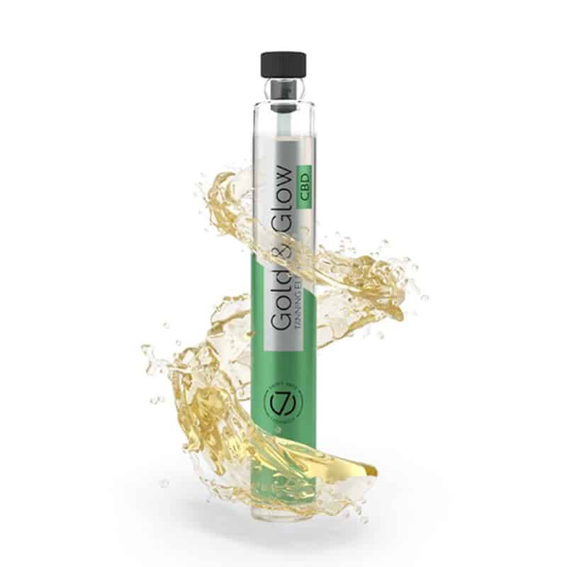 Gold & Glow CBD Dry Tanning Oil – Seven Suns 6ml