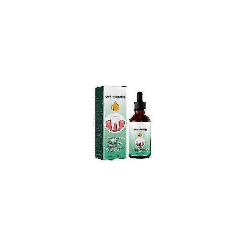 (3PCS) 1-3x Gum Regrowth Drops, Natural Gum Restore Liquid Mouthwash, Gum Therapy Gel Receding Gum Repair Treatment