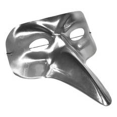 Ögonmask Lång Näsa -  Silver (Färg: Silver)