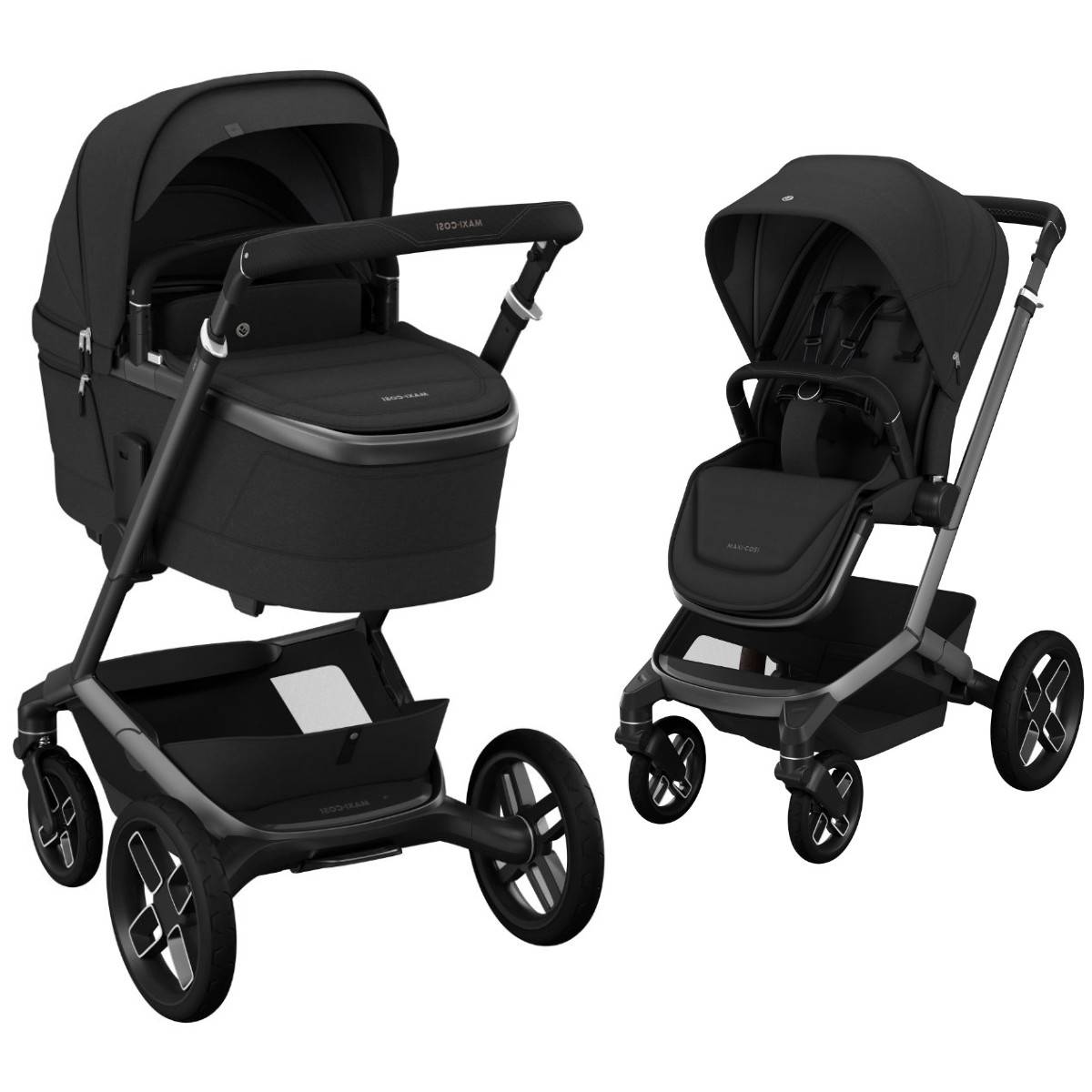 Maxi Cosi Fame Pram with Carrycot - Twillic Black