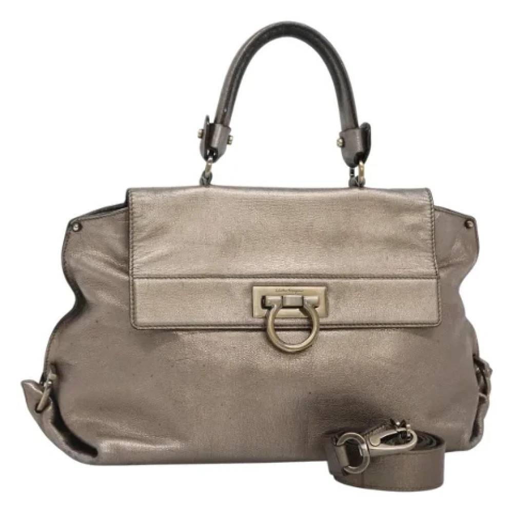 Salvatore Ferragamo Pre-owned - Pre-owned Hand Bag Vintage - Dam - ONE Size - Läder