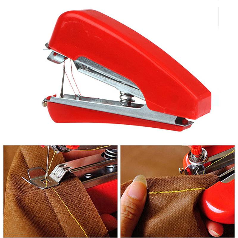 Honana WX-T32 Bärbar handhållen mini symaskin kläder tyg ficka för DIY-sömnad