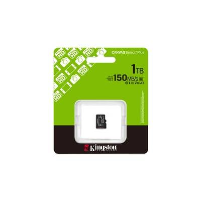 Kingston Canvas Select Plus microSDXC, 1TB, 150MB/s, A1, G3, uden adapter