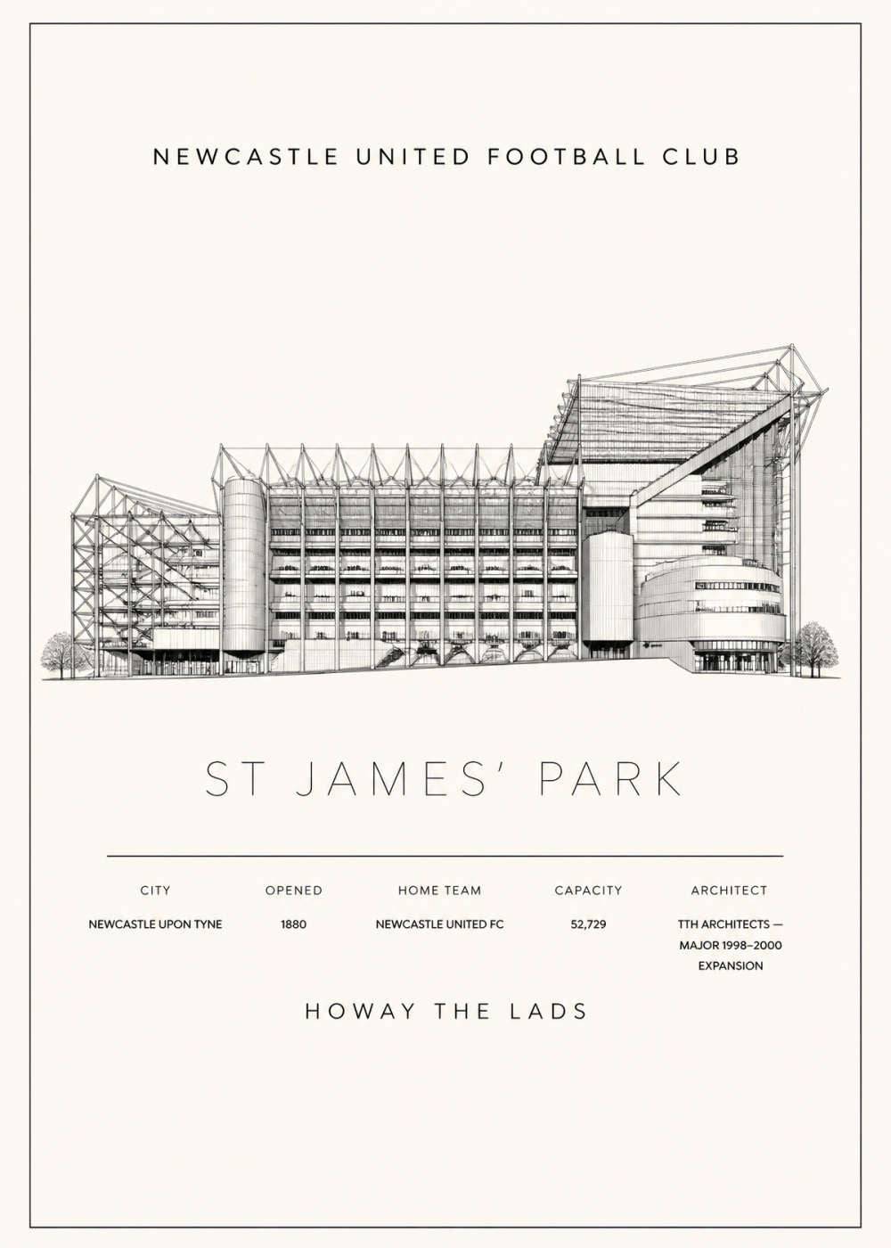 St James' Park Poster - Heltäckande / 30x40 cm