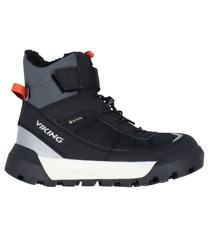 Viking Vinterstøvler - Expower Warm GTX 1V SL - Black/Charcoal - Viking - 34 - Vinterstøvle