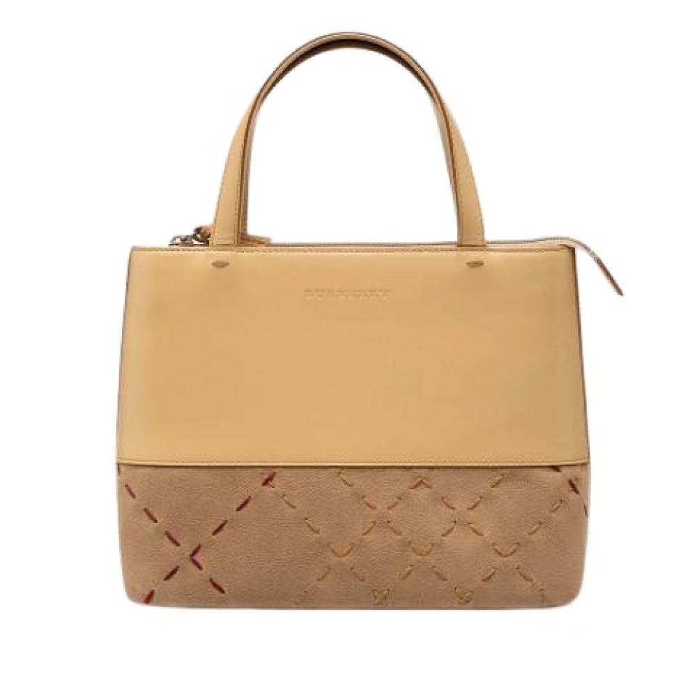 Burberry Vintage Pre-owned Suede Tote Bag - Vintage - Dame - Brun - ONE SIZE - Suede