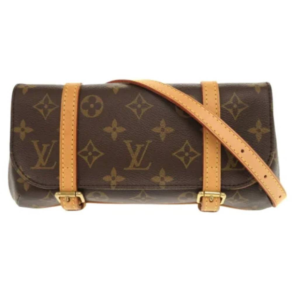 Louis Vuitton Vintage Pre-owned Stof louis-vuitton-tasker - Vintage - Dame - Brun - ONE SIZE - Tyl