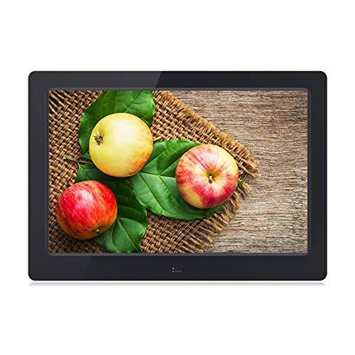 Digital fotoram WiFi 10,1 tum IPS pekskärm 1280 x 800 hög upplösning 16:10 FHD IPS-skärm – dela ögonblick direkt via app, e-post, moln digital bildram