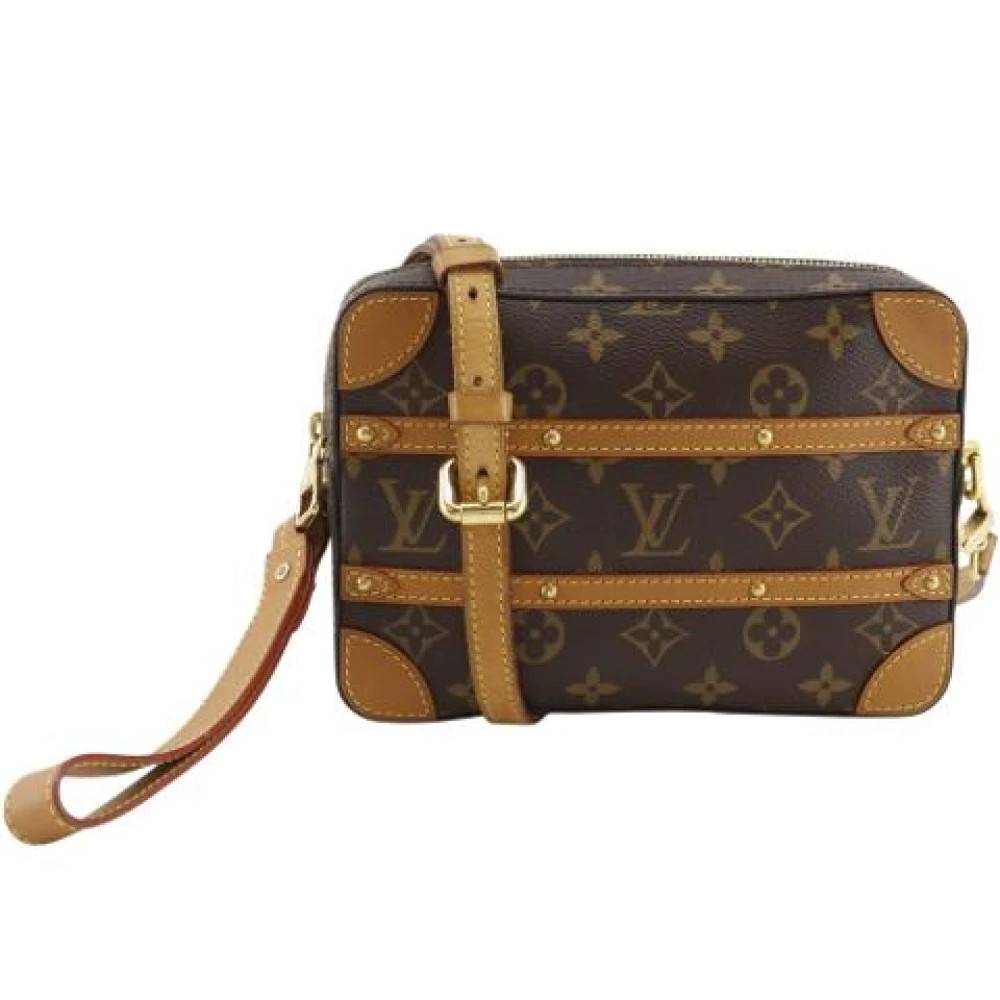Louis Vuitton Vintage Pre-owned Vintage Monogram Skuldertaske - Vintage - Dame - Brun - ONE SIZE - Uld