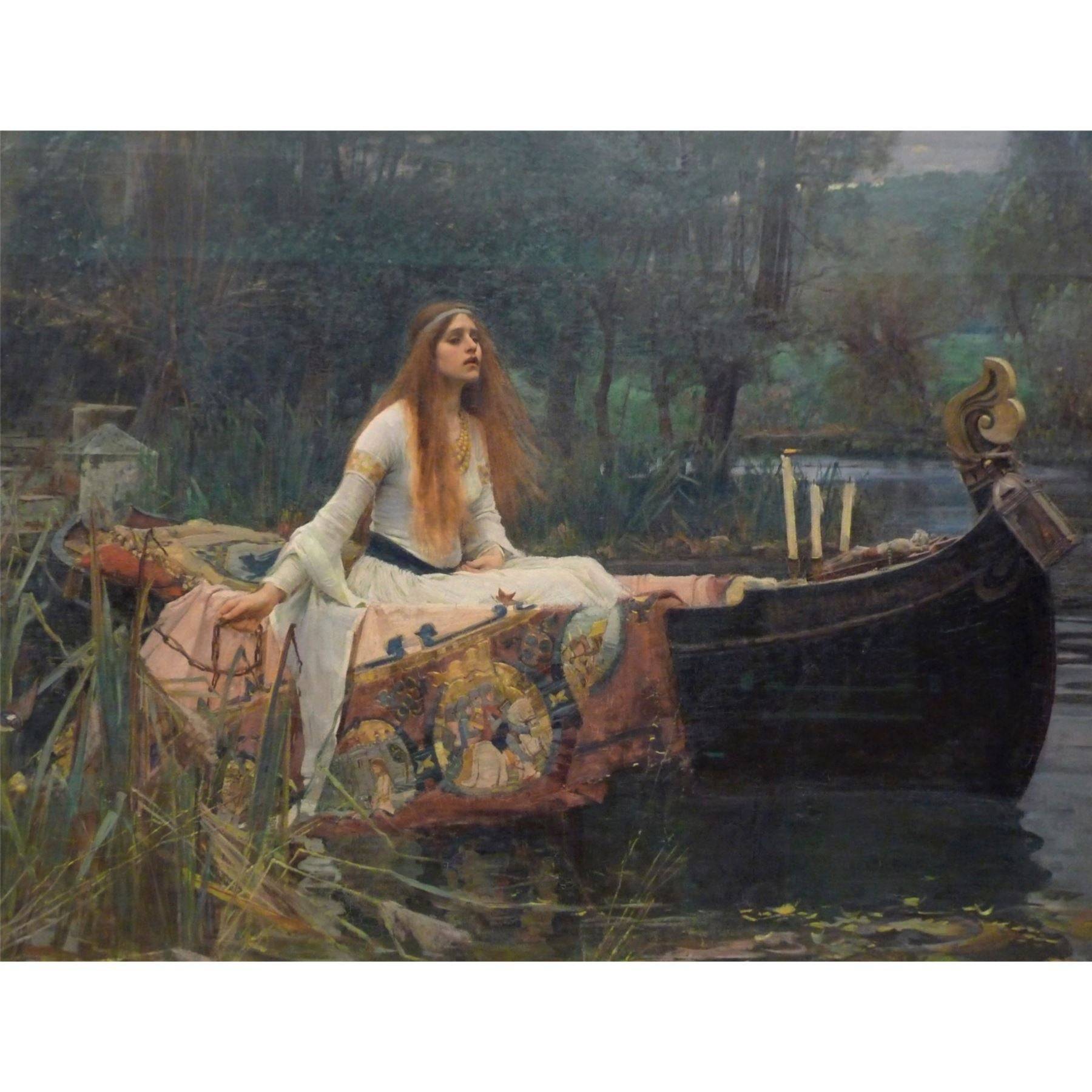 The Lady of Shalott Pre-Raphaelite Fine Art Jigsaw Puzzle by John William Waterhouse - 500