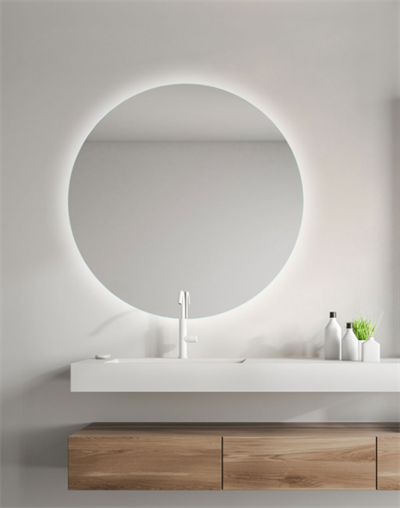 Dara spejl Ø60 cm med baggrunds integreret LED lys