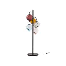 Cappellini - Meltdown Floorlamp 5 Diffusers, Amber - Standerlamper - Johan Lindstén - Gul