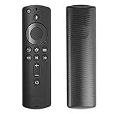 Silikonfodral för Fire TV fjärrkontroll, mediaspelare skyddande silikonfodral 15 cm (svart)