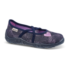 Skofus børnehjemmesko navy/rosa 2285 Bonny - 28