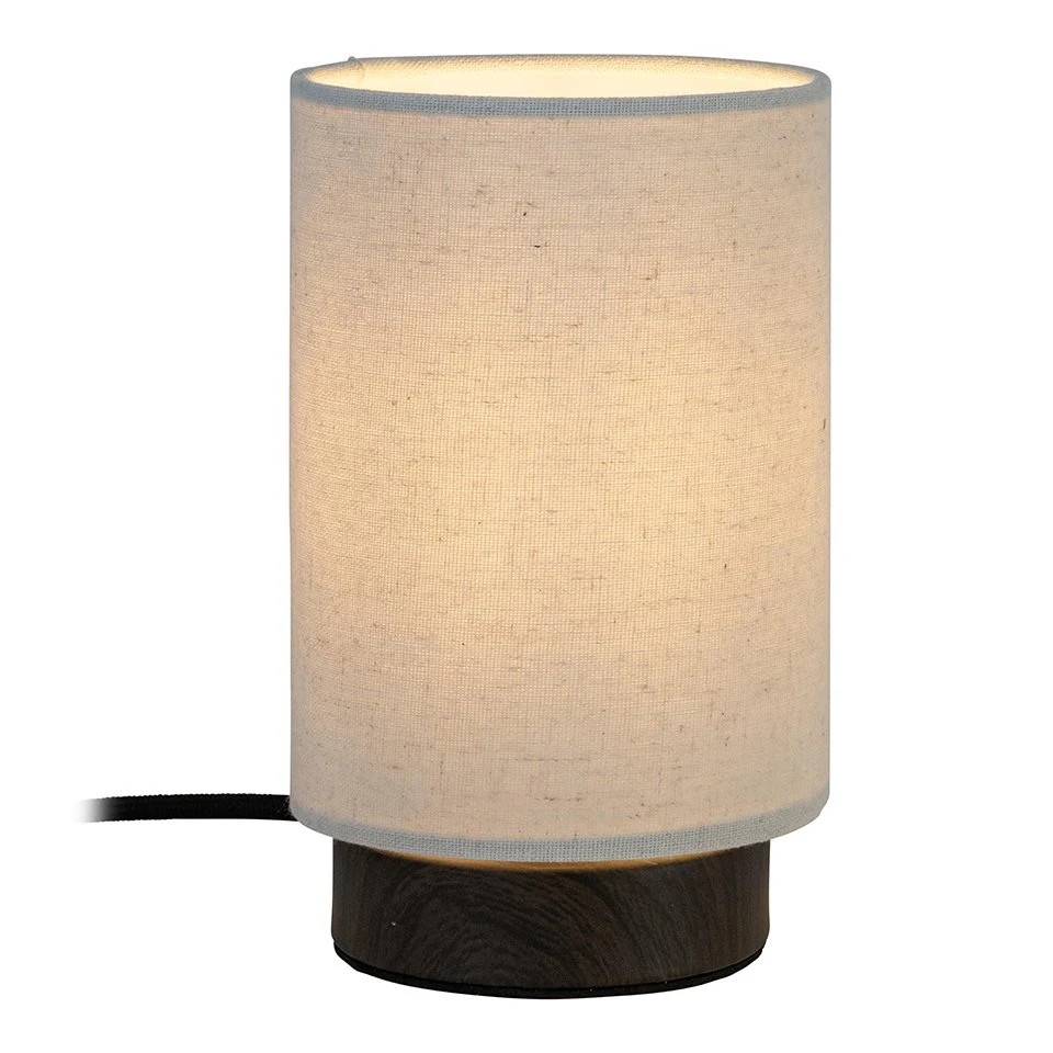 Lucide Albane 12 Bordslampa E14 Trä/Linne