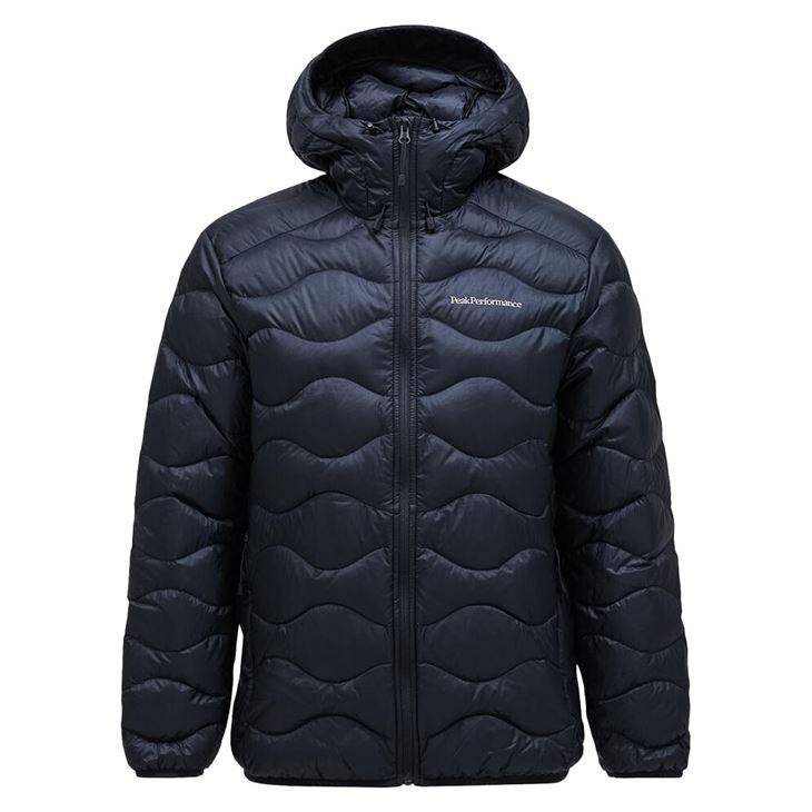 Helium Down Hood Jacket Herr, Black, XL