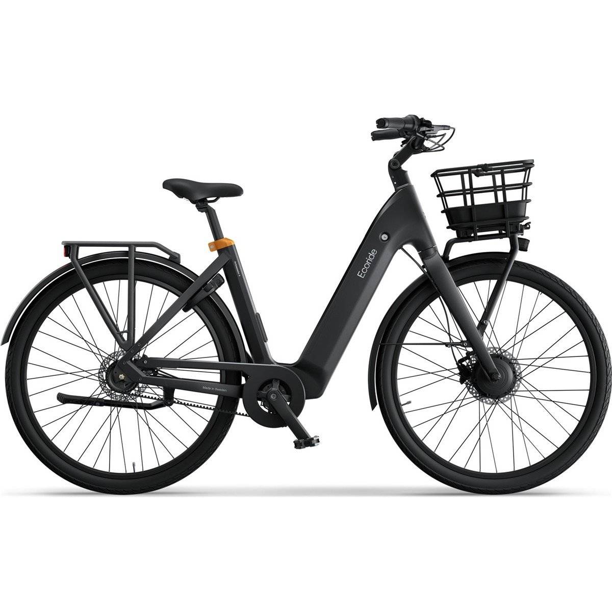 Elcykel Ecoride Ambassador 4 Framhjulsmotor Remdrift Skivbroms Black s 2025