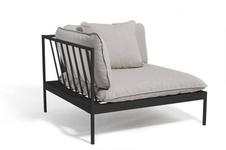 Bönan Lounge Avslut/hörn - Dark Grey/light Grey Sling
