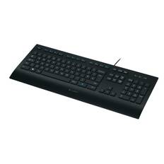 Logitech K280e - Tastatur - USB - Deutsch - Schwarz