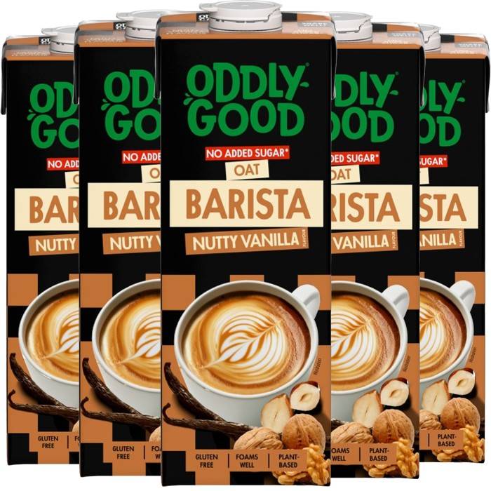 Oddlygood Barista Nutty Vanilla Havredryck 6x1L
