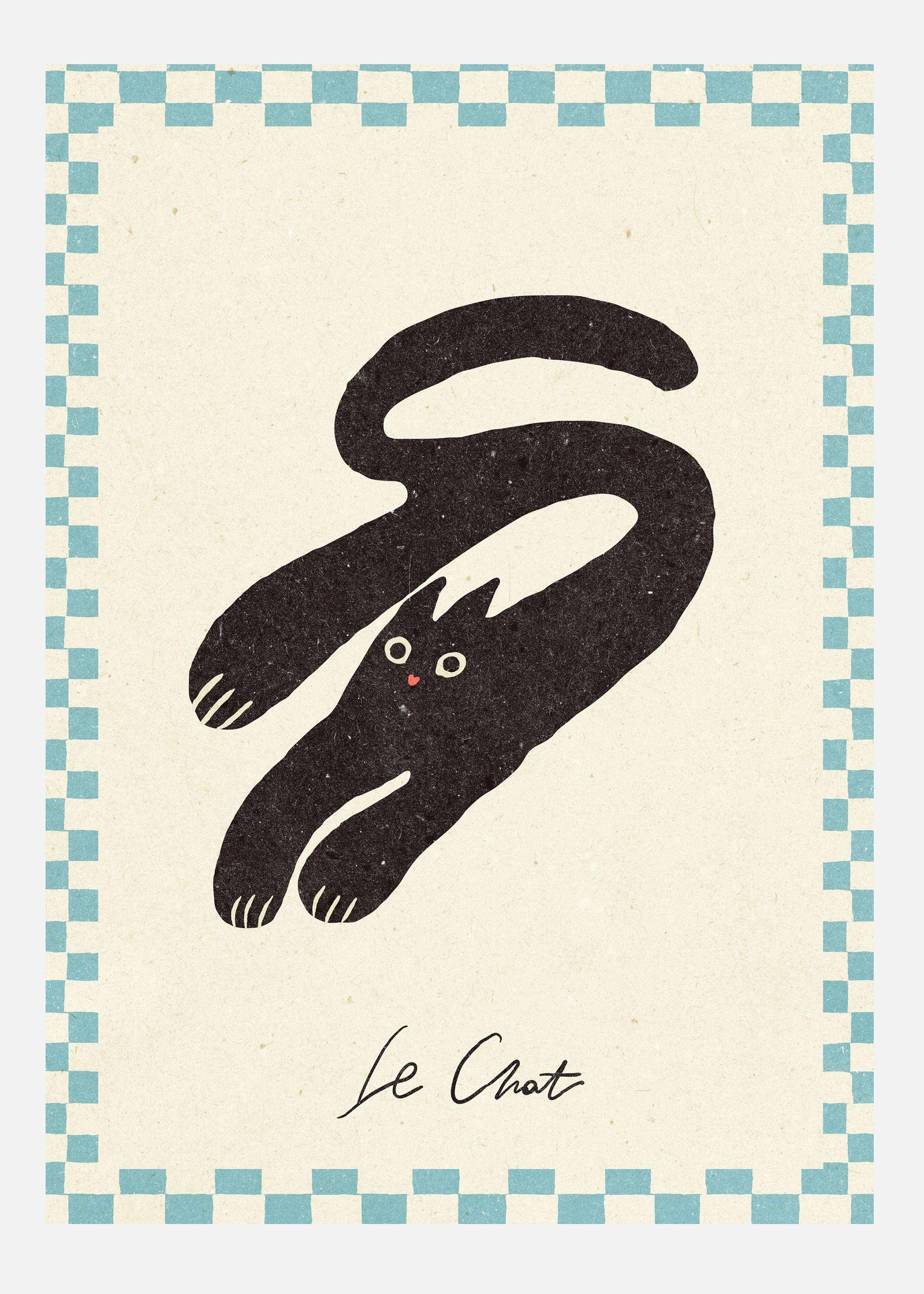 Le Chat Canvastavla (50x70 cm)