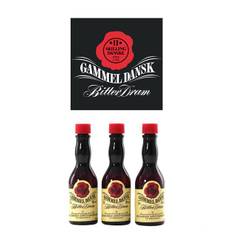 Gammel Dansk Miniature Gavesæt Bitter Dram 3x3 cl 38%