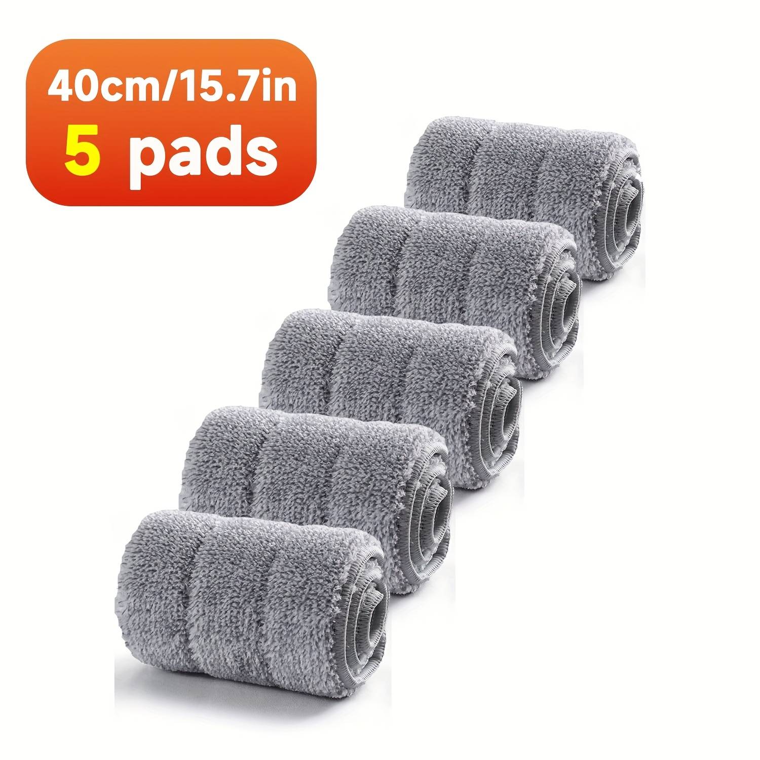 TEMU Microfiber Mop Replacement Pad, Flat Mop Cloth, Thickened And Durable Replacement Mop Cloth, Strong Stain Removal, Absorbent, Wet And Dry, Easy To Clean, Cleaning Supply