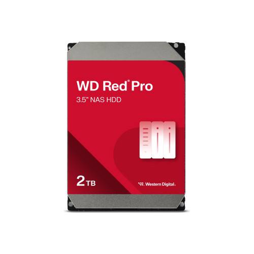 WD Red Pro WD2002FFSX - hårddisk - 2 TB - SATA 6Gb/s