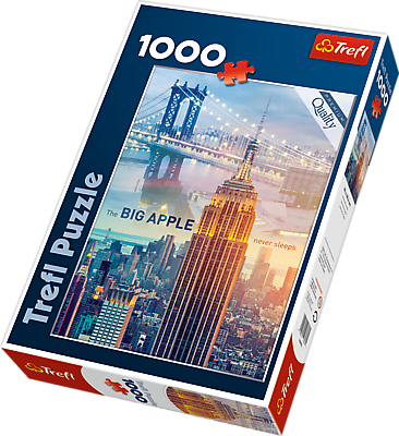 Puslespil New York, The Big Apple, 1000 brikker